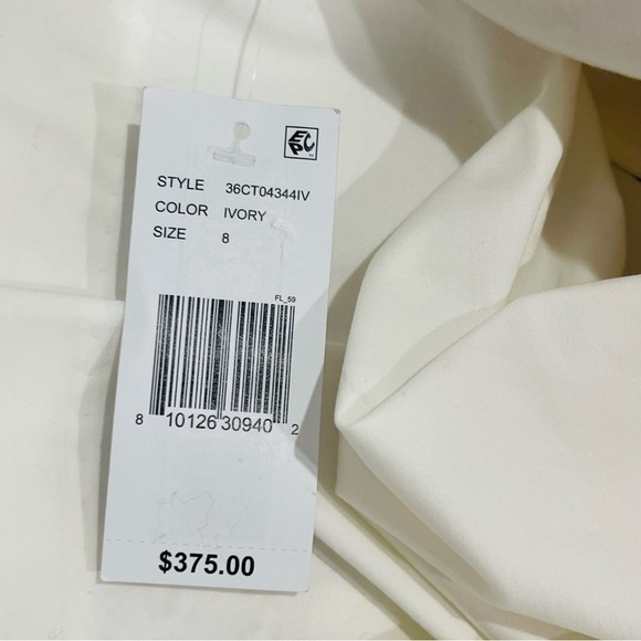 Mestiza New York Alba Cotton Sateen Strapless Flower Mini A-Line Dress SZ 8 NWT - Picture 13 of 16